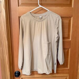 Casual Beige Women's Top